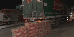 PM recupera parte de carga de carne roubada em BH