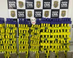 Polícia Civil prende jovem com 350 kg de maconha