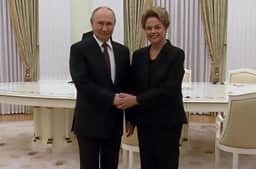Dilma celebra reunião com Putin em Moscou