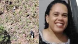 Mulher é resgatada com vida após ser empurrada de penhasco pelo ex