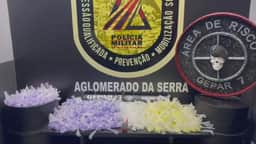Traficante preso com 17 mil pinos de cocaína em BH
