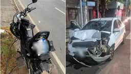 Governador Valadares registra morte em acidente entre carro e moto