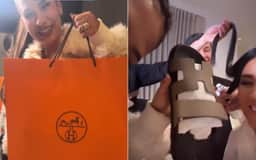 Simaria ganha sandália Hermès de R$ 7 mil da irmã
