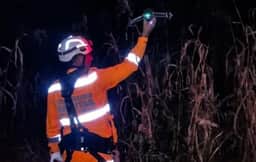 Bombeiros buscam topógrafos no Parque do Peruaçu