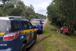 SC: Perseguição na BR-116 termina com apreensão de 200 kg de maconha