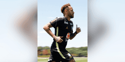 Neymar treina em campo pela primeira vez após lesão