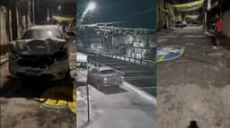 PA: Motorista avança com caminhonete sobre moradores que decoravam rua para a Copa do Mundo
