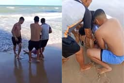 PE: jovem que teve perna arrancada por tubarão foi resgatada pelo primo