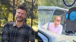 Rodrigo Hilbert ajuda mulher com carro atolado e viraliza