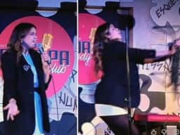 Comediante Fernanda Arantes é agredida com cadeirada em show 