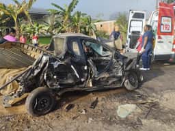 BR-267 registra acidente fatal com quatro veículos