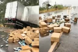 Acidente entre ônibus e caminhão deixa um morto e oito feridos na BR-040