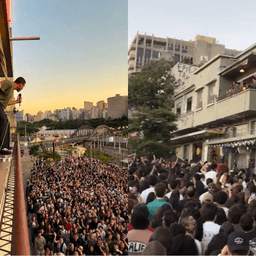 Lagum faz show surpresa na Rua Sapucaí em BH