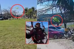 Piloto de paramotor morre após linha chilena cortar asa durante voo em SP