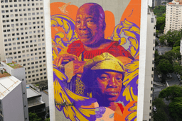 Milton Nascimento ganha mural gigante em BH
