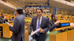 Embaixador de Israel provoca diplomata iraniano com Starlink na ONU