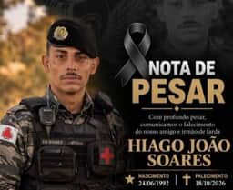 Cabo da ROTAM de 32 anos morre após mal súbito em Ribeirão das Neves
