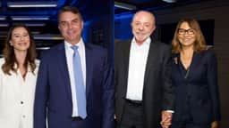 Lula e Flávio Bolsonaro se enfrentam no último debate presidencial