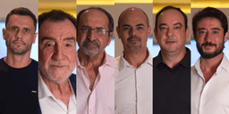 Os candidatos ao governo de Minas - Foto: Douglas Magno/ TV Globo