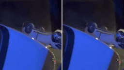 Porsche capota na MGC-356 com menor ao volante