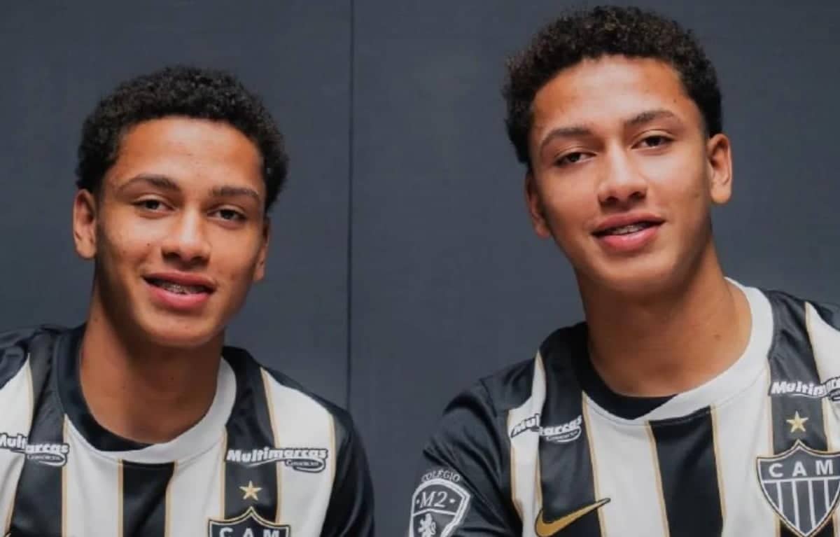 Gêmeos Samuel e Vinicius renovam com o Atlético até 2030
