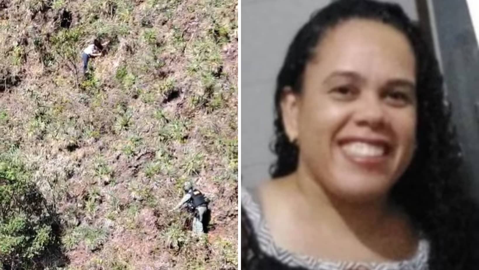 Mulher é resgatada com vida após ser empurrada de penhasco pelo ex