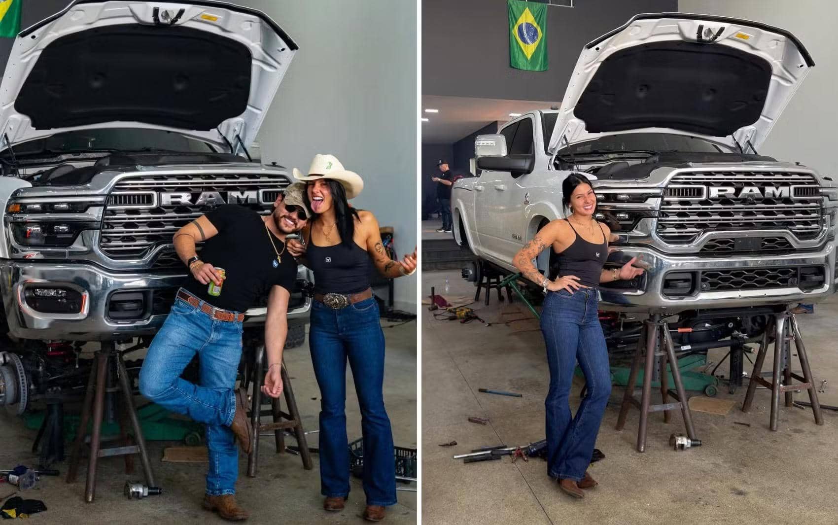 Ana Castela viaja mil km para personalizar Ram
