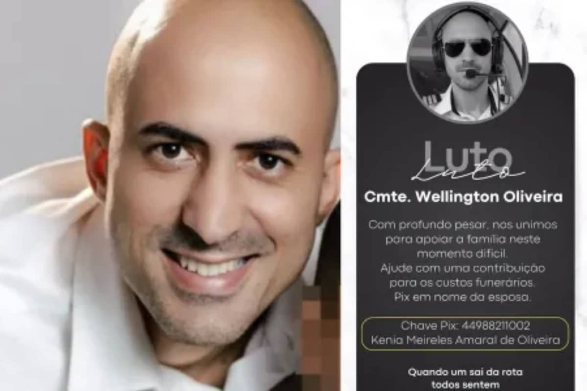 Família de piloto morto faz vaquinha para custear funeral