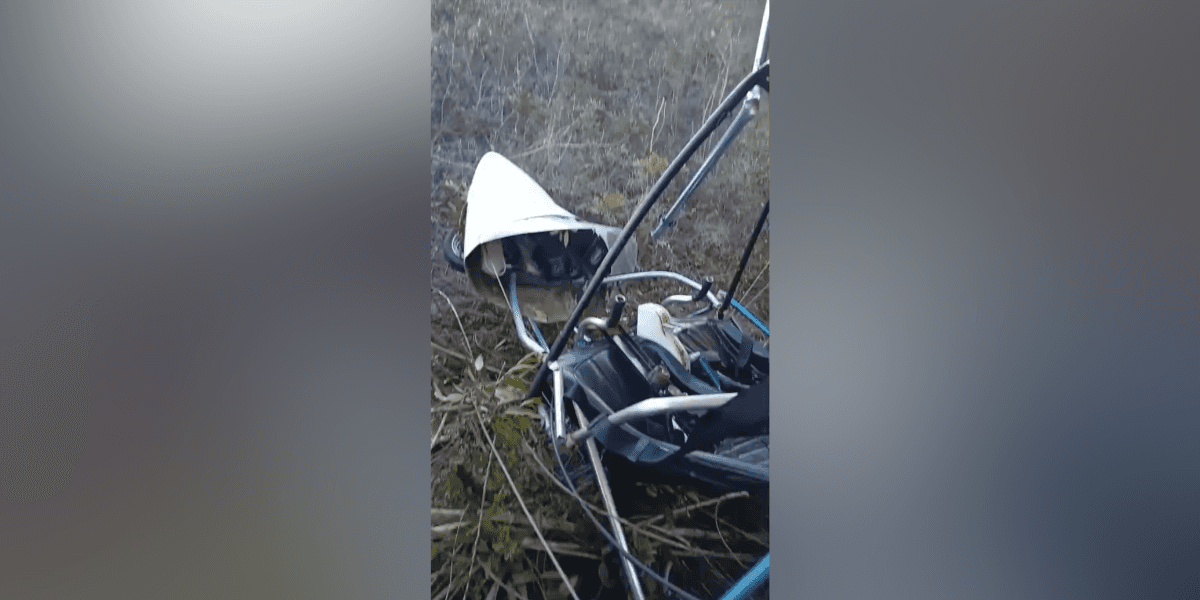 Ultraleve faz pouso de emergência em Nova Lima