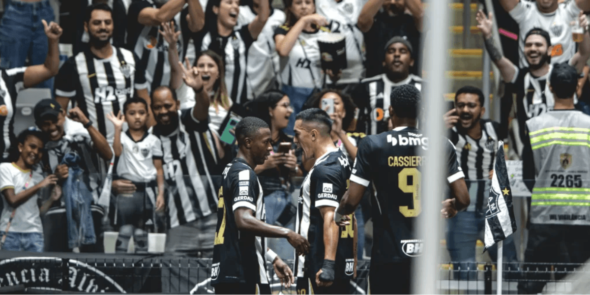 Atlético vence o Mirassol e sobe para o 7º lugar no Brasileirão