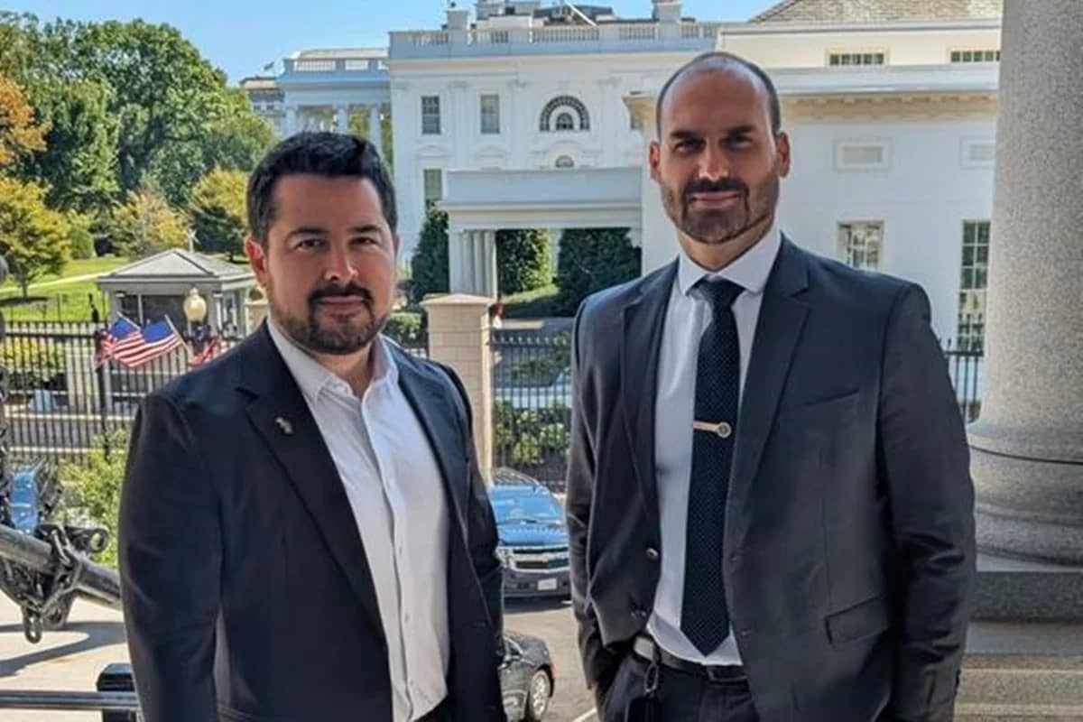 Eduardo Bolsonaro e Figueiredo pedem sanções dos EUA contra ministros do STF