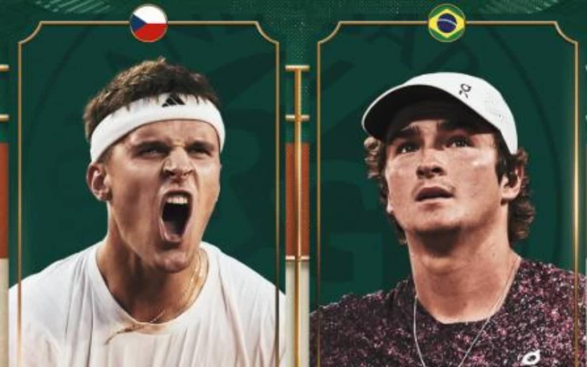 João Fonseca enfrenta Mensik nas quartas de Roland Garros