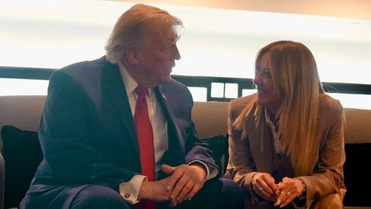 Trump diz que Meloni 'implorou' por foto com ele no G7; premiê italiana nega