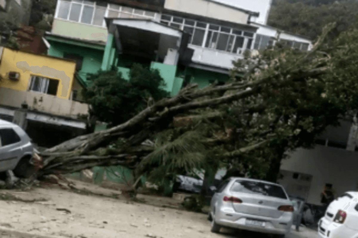 Inpe flagra deslocamento que causou ventos acima de 120 km/h no RJ e SP