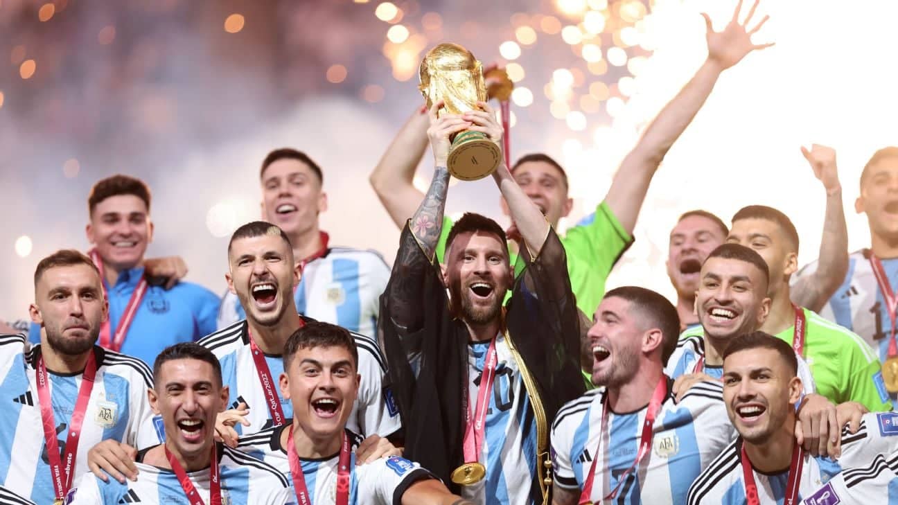 Com 100% de aproveitamento, Argentina sonha com o tetracampeonato mundial