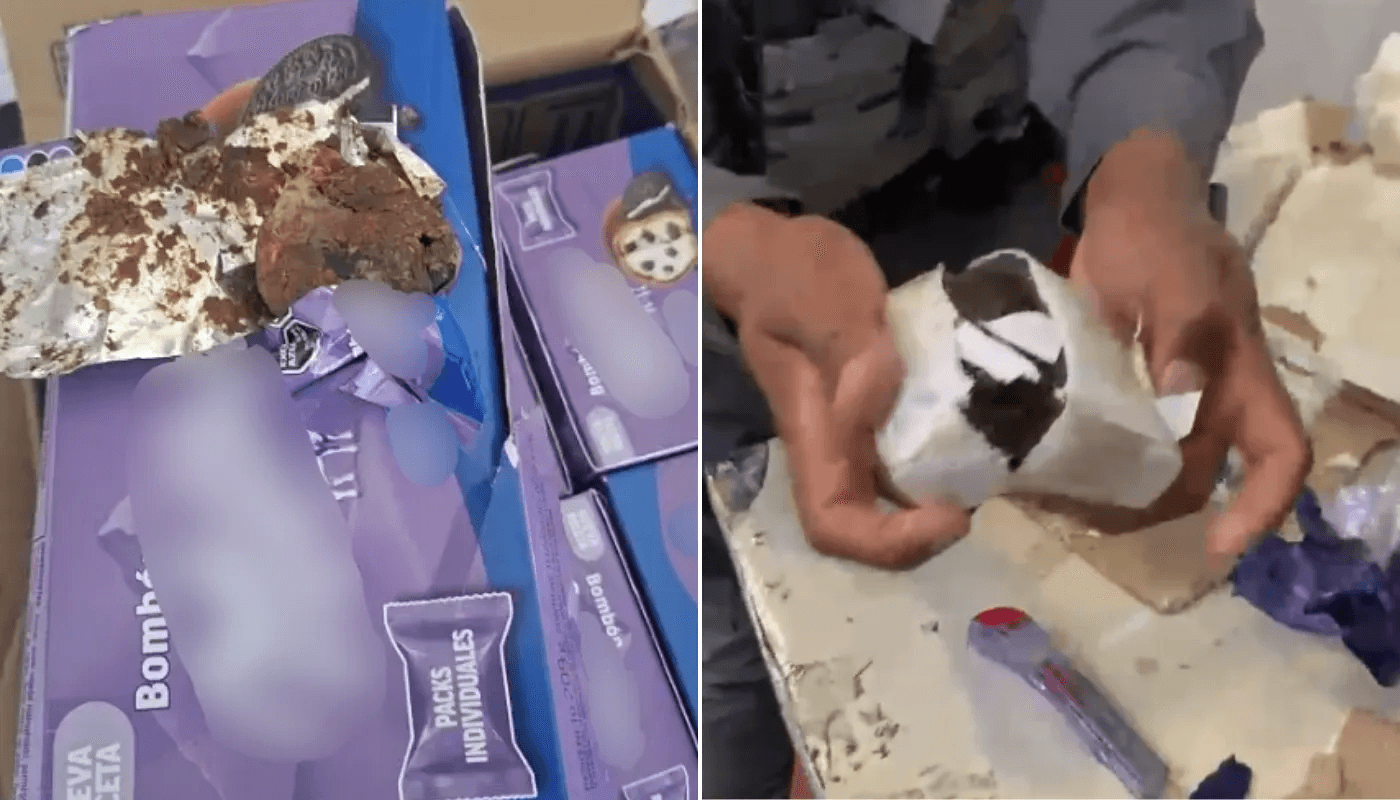 PM apreende 4 quilos de drogas disfarçados como chocolates