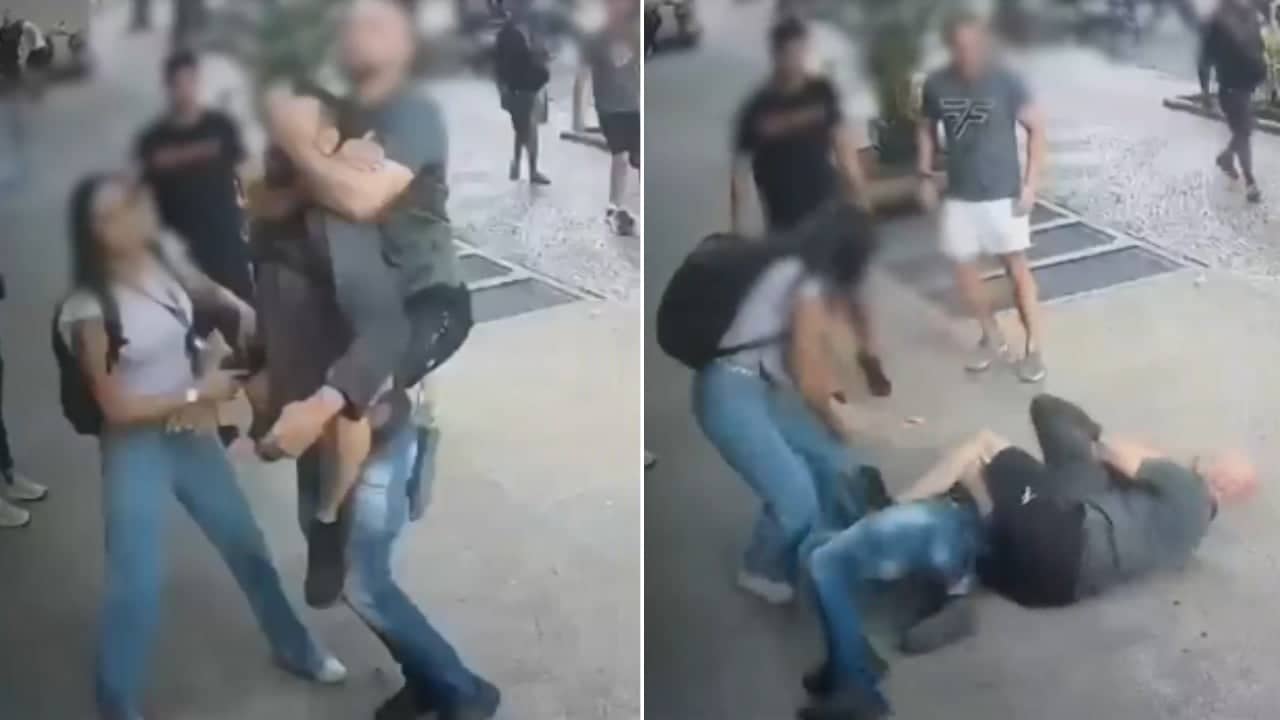 Delegado aplica 'mata-leão' em homem que perseguiu e tomou celular da ex em BH