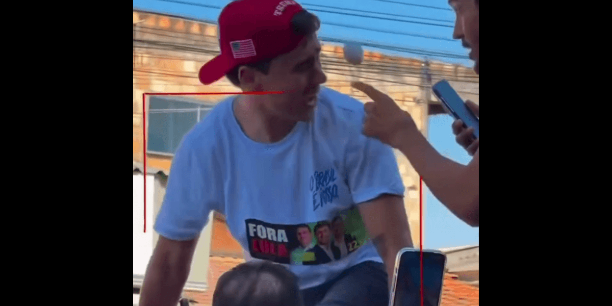 Nikolas Ferreira é atingido por ovos durante ato de campanha na Grande BH