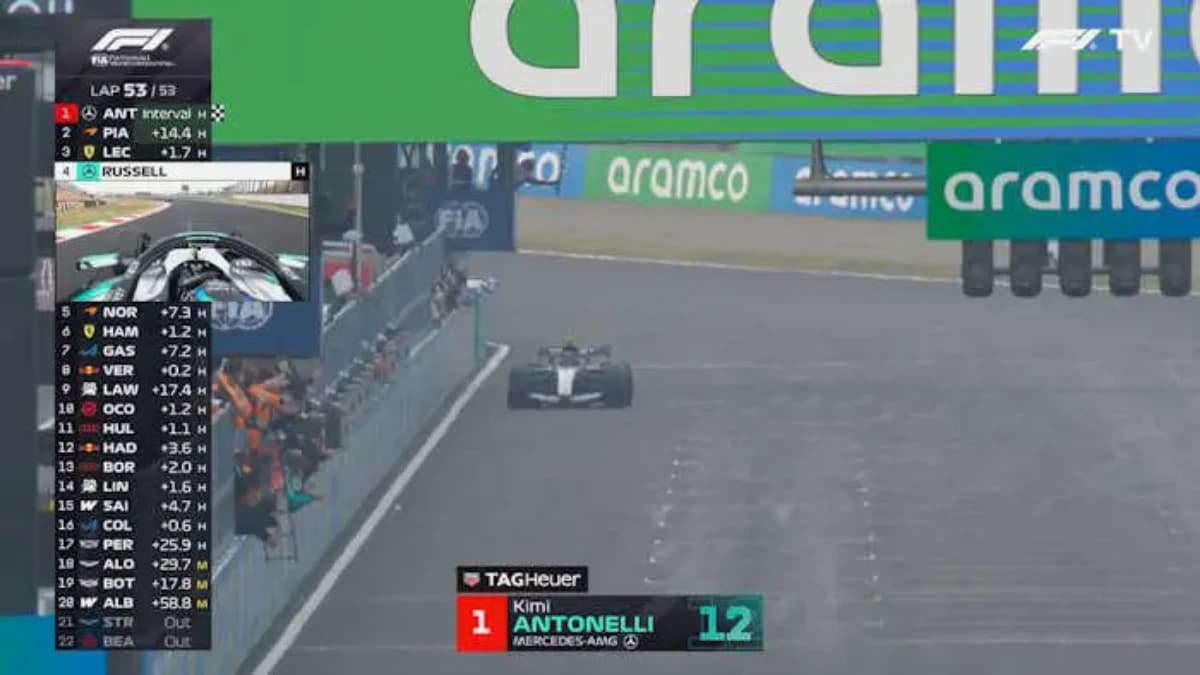 Antonelli vence no Japão e assume liderança da Fórmula 1