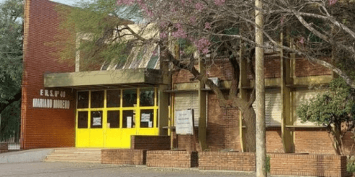 Escola Mariano Moreno, em San Cristóbal — Foto: Divulgação Governo da Argentina