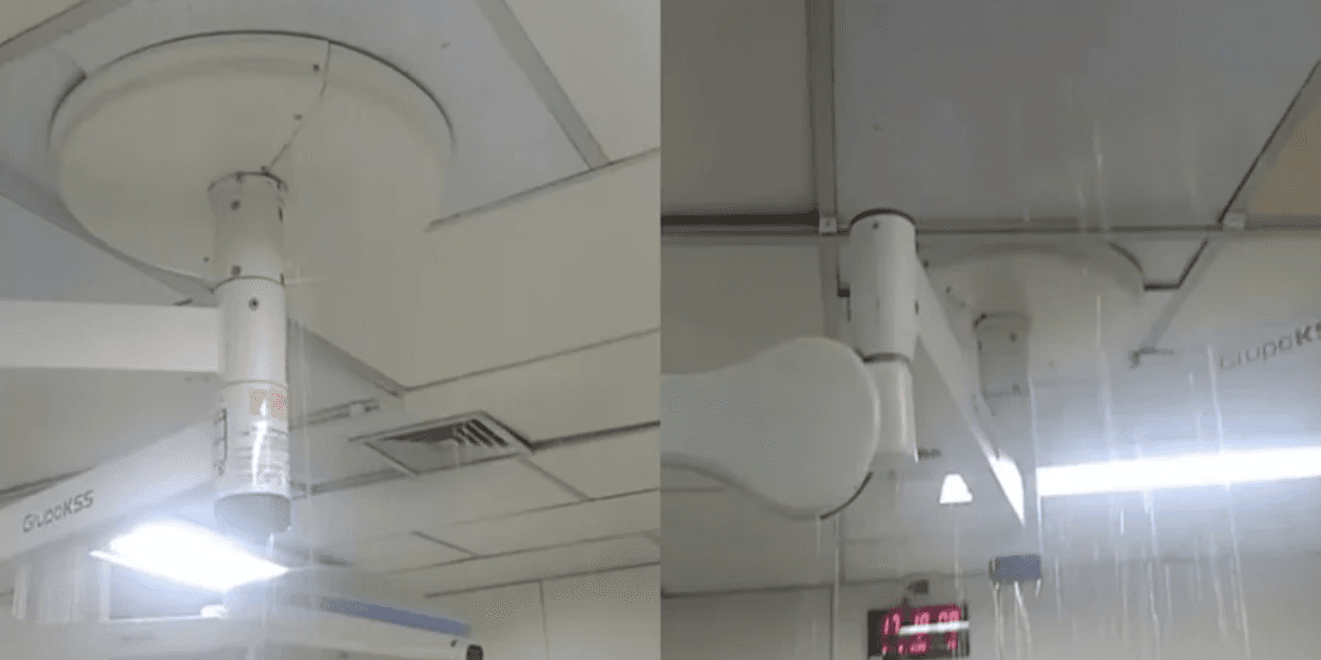 Obras começam após infiltração no Hospital João XXIII 