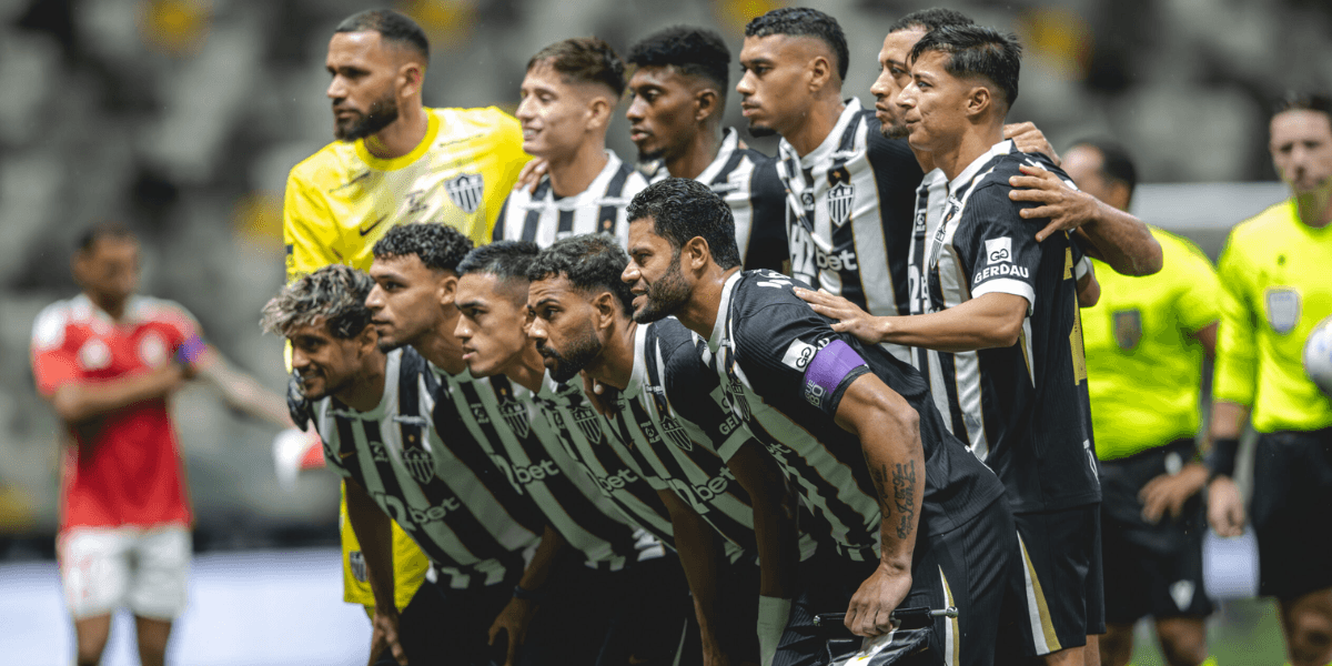 Time do Atlético na Arena MRV (Foto: Pedro Souza / Atlético)