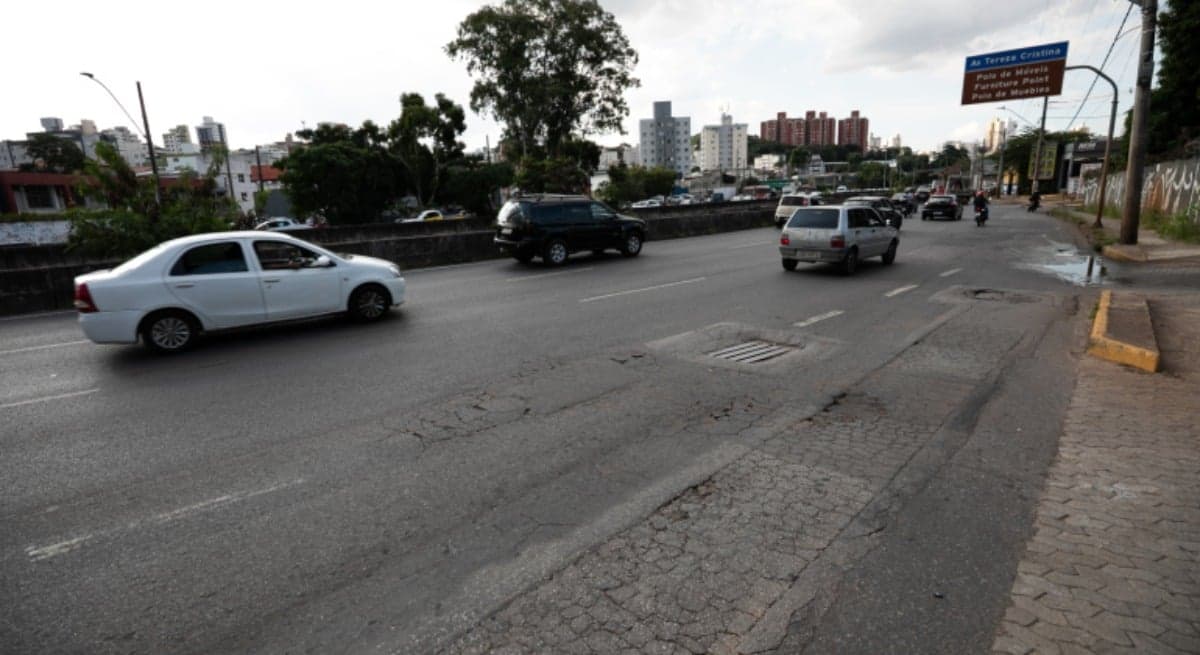 Avenida Tereza Cristina, conhecida como Via Expressa, em Belo Horizonte (Foto: Rodrigo Clemente/PBH)