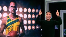 Oscar Schmidt recebe homenagem de Tadeu no BBB 26