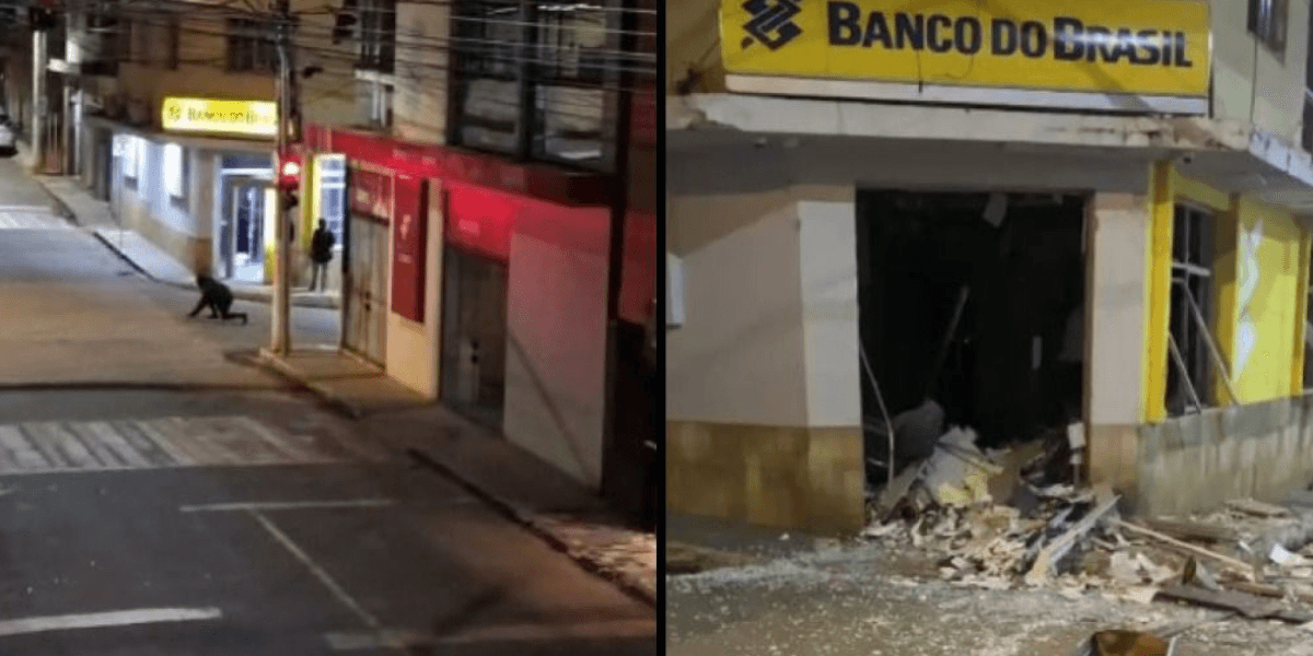 Novo cangaço: bandidos armados explodem agência em MG