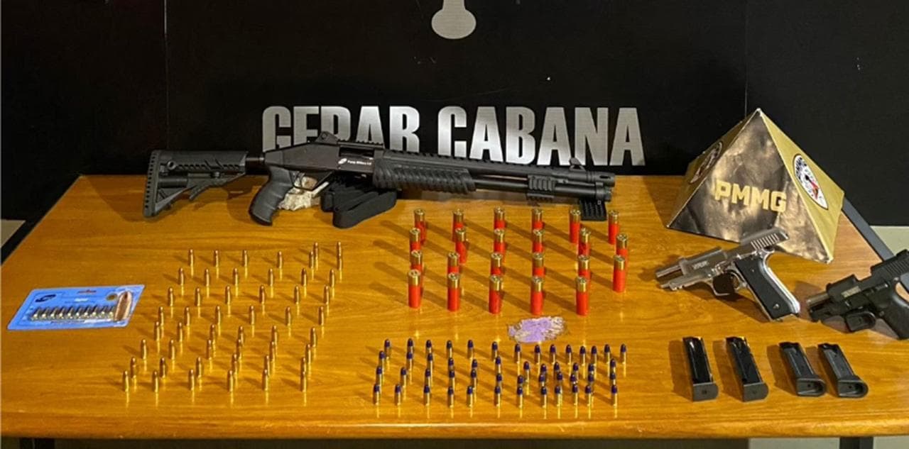 Homem que dormia com arma é preso após ameaçar companheira