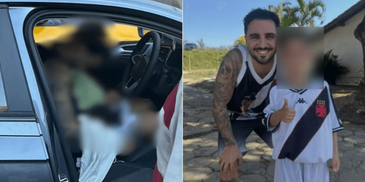Homem é morto em São Cristóvão, na Zona Norte do Rio, quando levava o filho para a escolinha de futebol — Foto: Reprodução