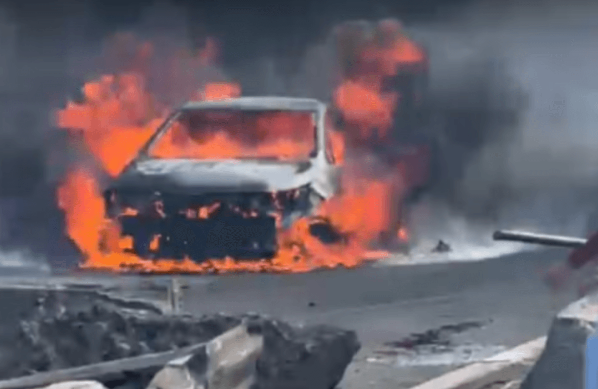 Explosão de carreta com combustível deixa mortos e interdita a Via Dutra, em Barra Mansa - Foto: Divulgação/Redes Sociais