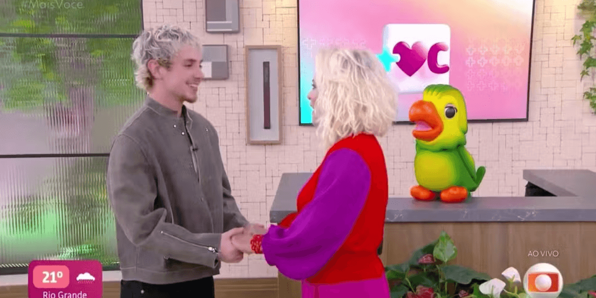 Juliano Floss toma café com Ana Maria Braga após BBB 26 — Foto: TV Globo