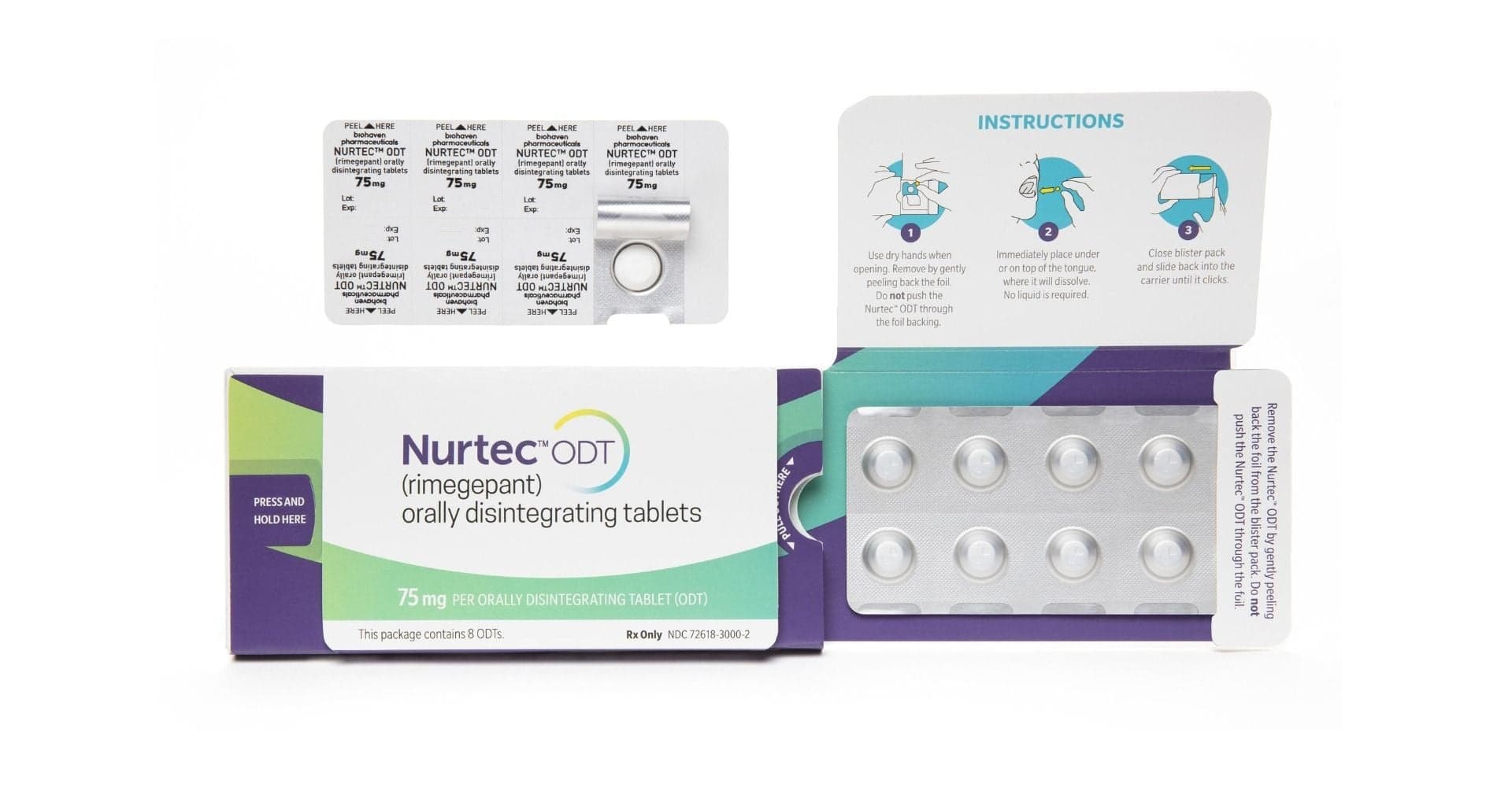 Nurtec, novo medicamento aprovado para enxaqueca — Foto: Reprodução